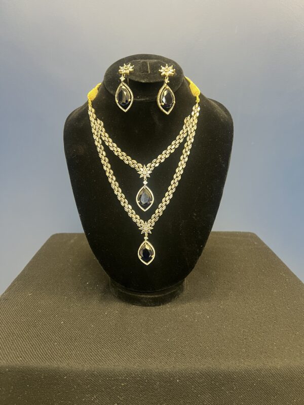 Layered Necklace and Earring Set (2 Options) - Image 2