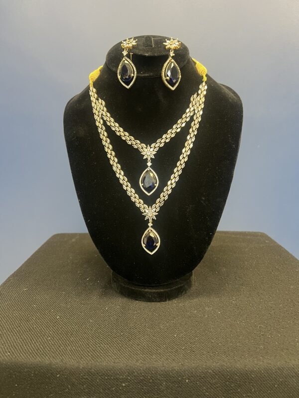 Layered Necklace and Earring Set (2 Options) - Image 5