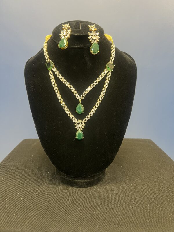 Layered Necklace and Earring Set (2 Options) - Image 8