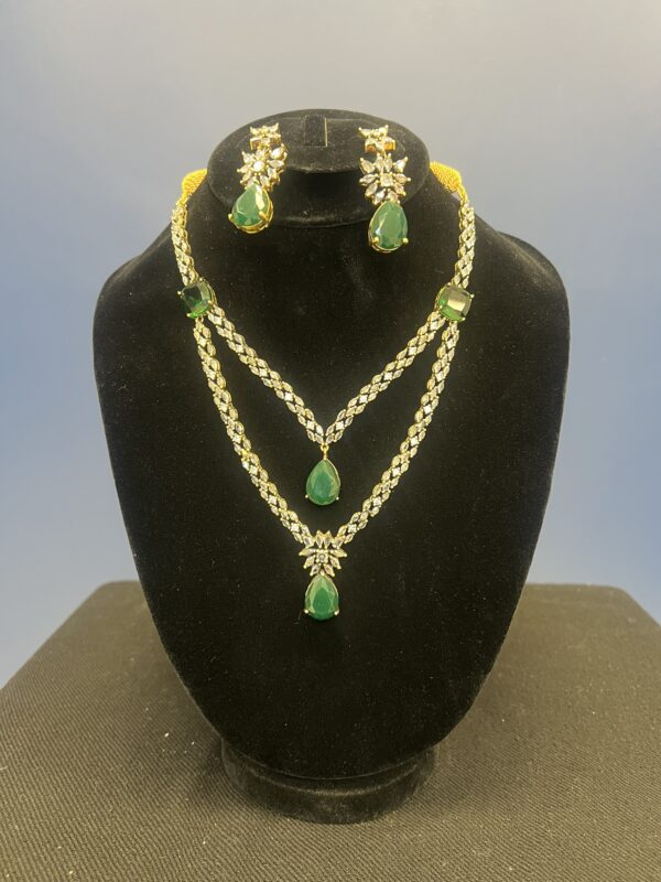 Layered Necklace and Earring Set (2 Options) - Image 10