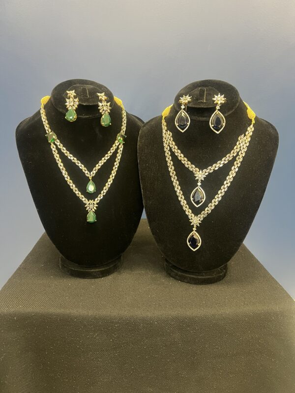 Layered Necklace and Earring Set (2 Options) - Image 12
