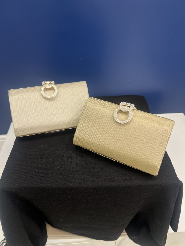 Diamante Buckle Clutch Bags