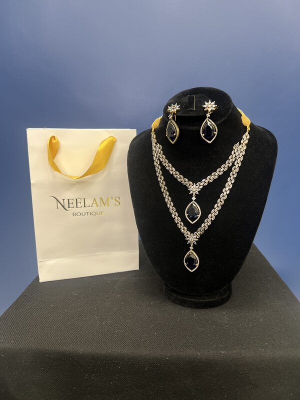Layered Necklace and Earring Set (2 Options) - Image 6