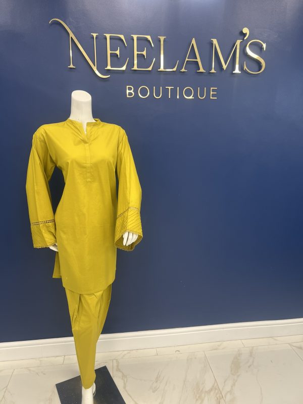 Ego Collection Mustard Bell Sleeve - Image 2