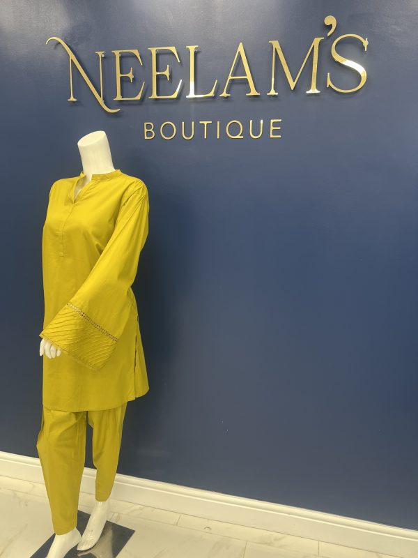 Ego Collection Mustard Bell Sleeve - Image 3