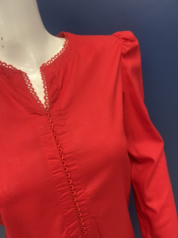 Ego Collection Red Puff Sleeve - Image 2