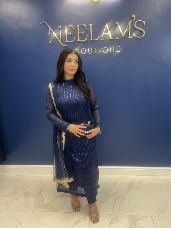 NB Blue Sequin Classic - Image 2