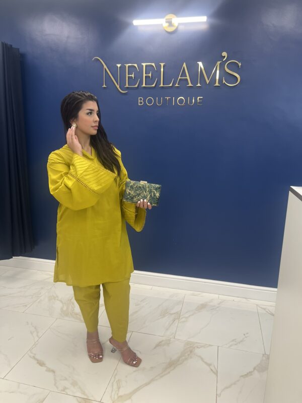 Ego Collection Mustard Bell Sleeve